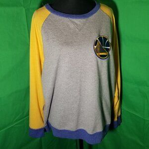 Vintage NBA 4HER Golden State Warriors NBA Sweatshirt Womens Size Large